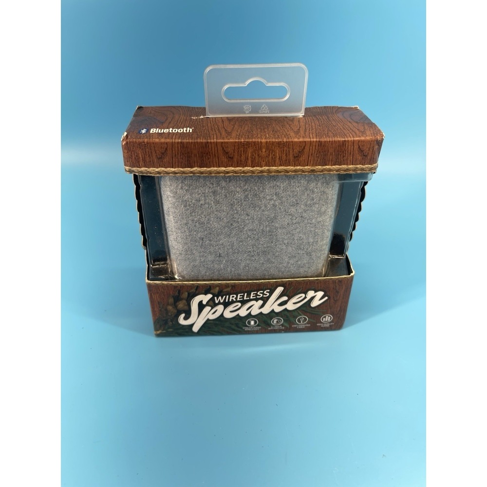 Solaray Wireless Bluetooth Speaker Wood Grain Portable 3W